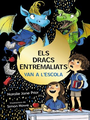 cover image of Els dracs entremaliats van a l'escola